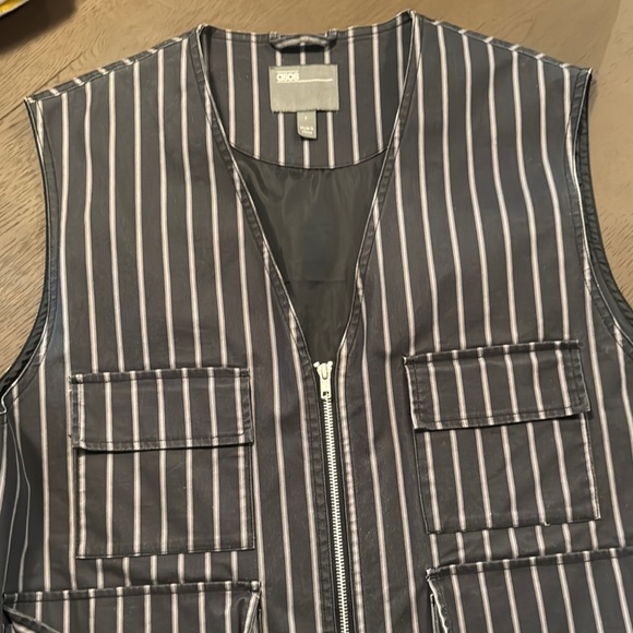 ASOS Black and White Striped Vest - Picture 1 of 5